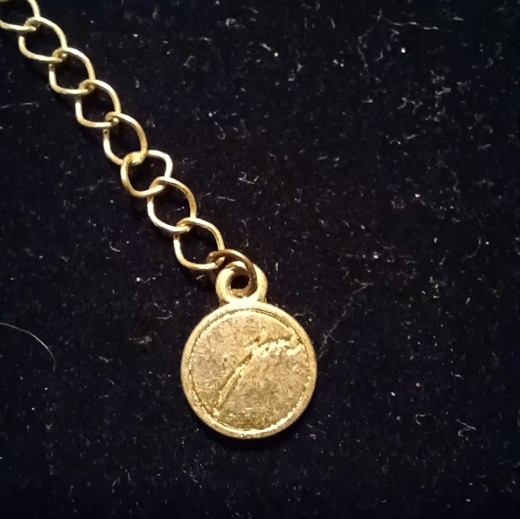 32" JM chain with stone Pendant - Picture 3 of 5